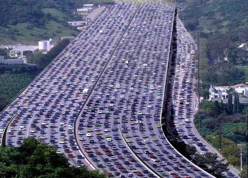 Crowded Freeway